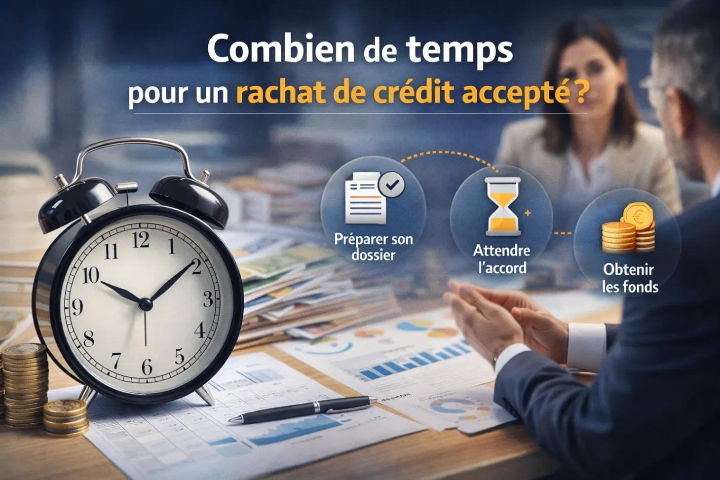 Combien de temps pour un rachat de crédit accepté?
