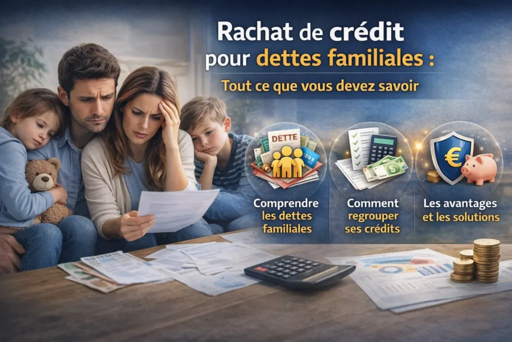 Rachat de crédit pour dettes familiales: Tout ce que vous devez savoir