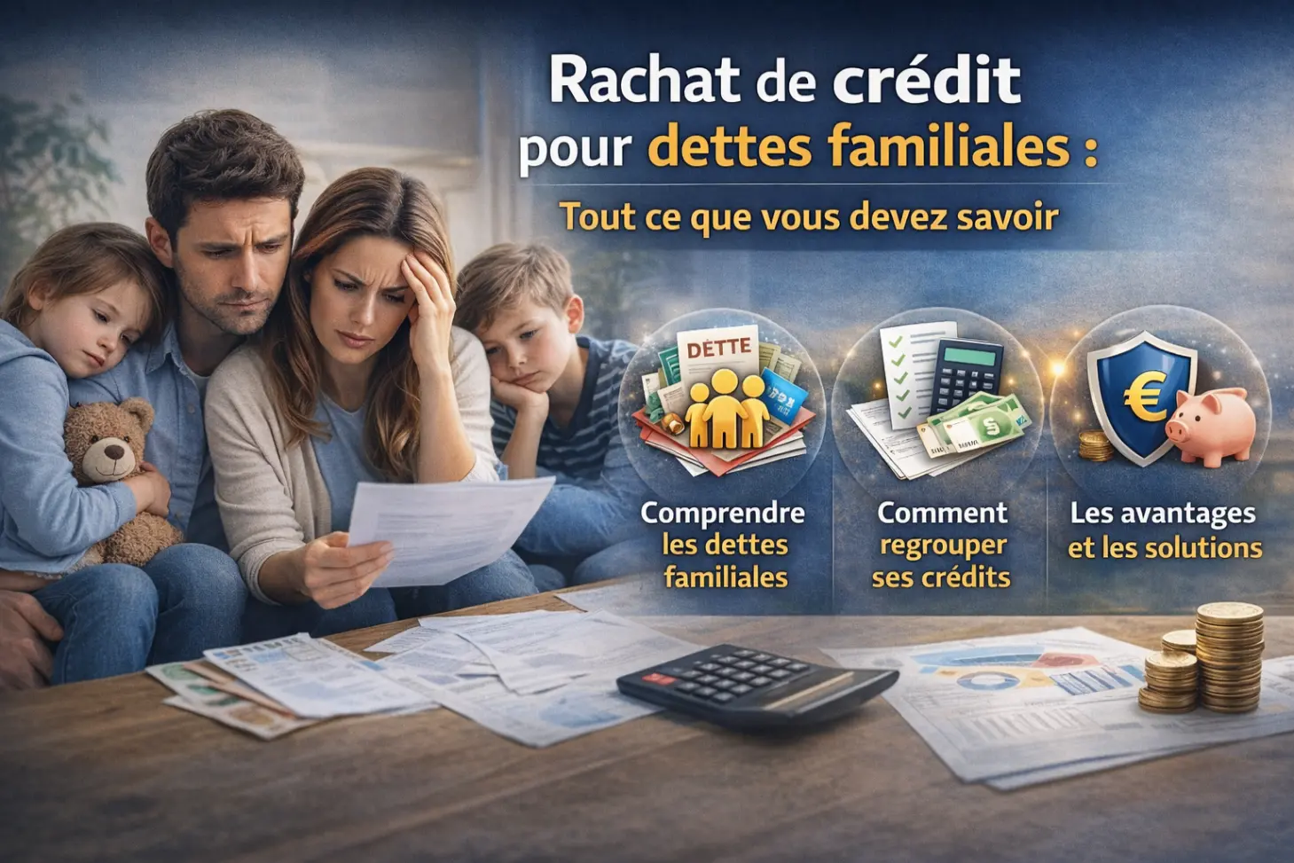 Rachat de crédit pour dettes familiales: Tout ce que vous devez savoir